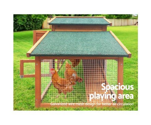 2 Storey Wooden Hutch Coop-4