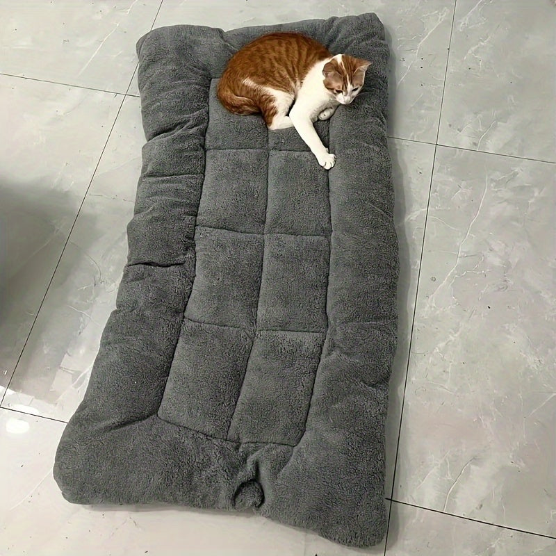 Extra-Large Plush Dog Sofa Bed with Non-Slip Base-3