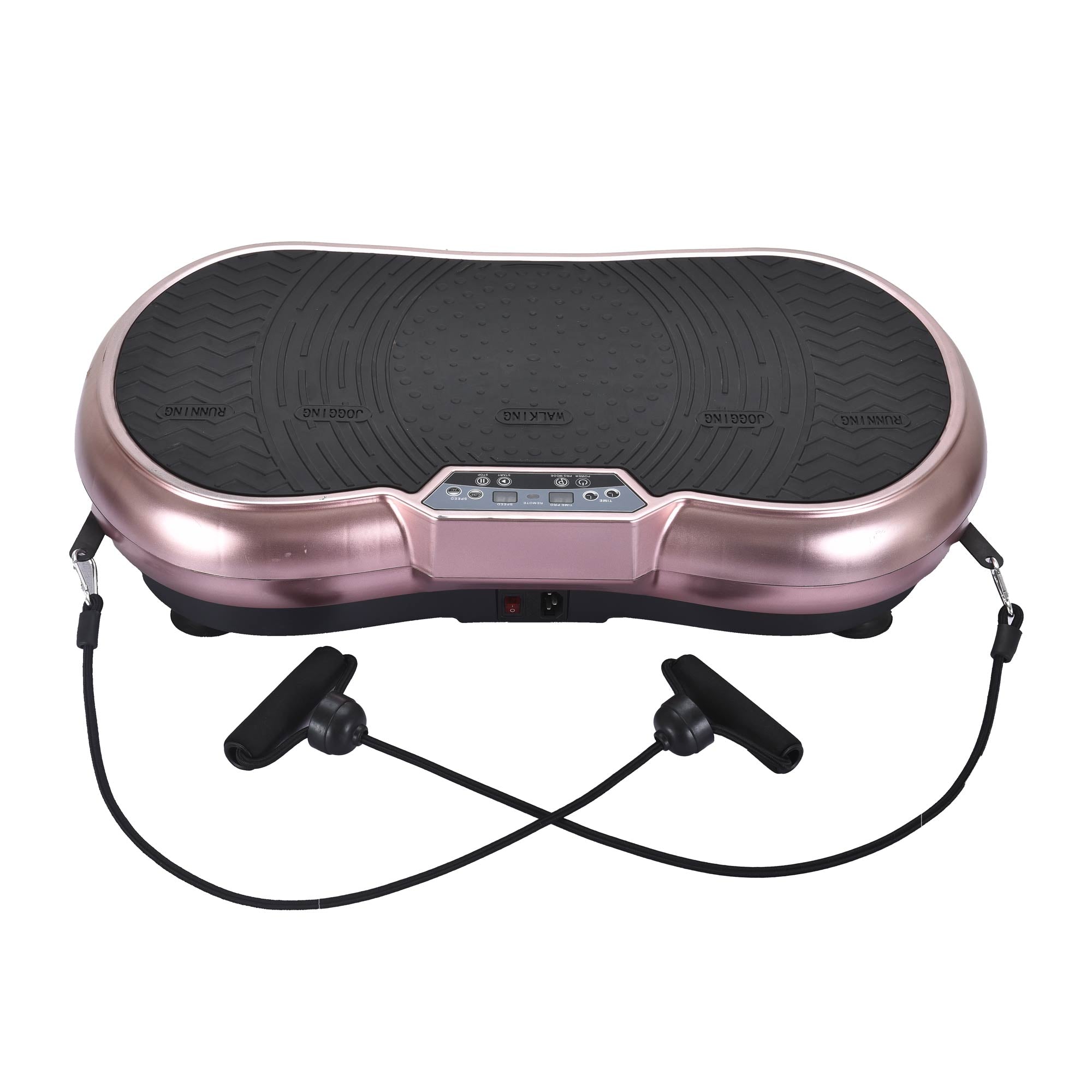 Social Hike Gold Vibration Machine Platform - Exercise Plate Whole Body Workout