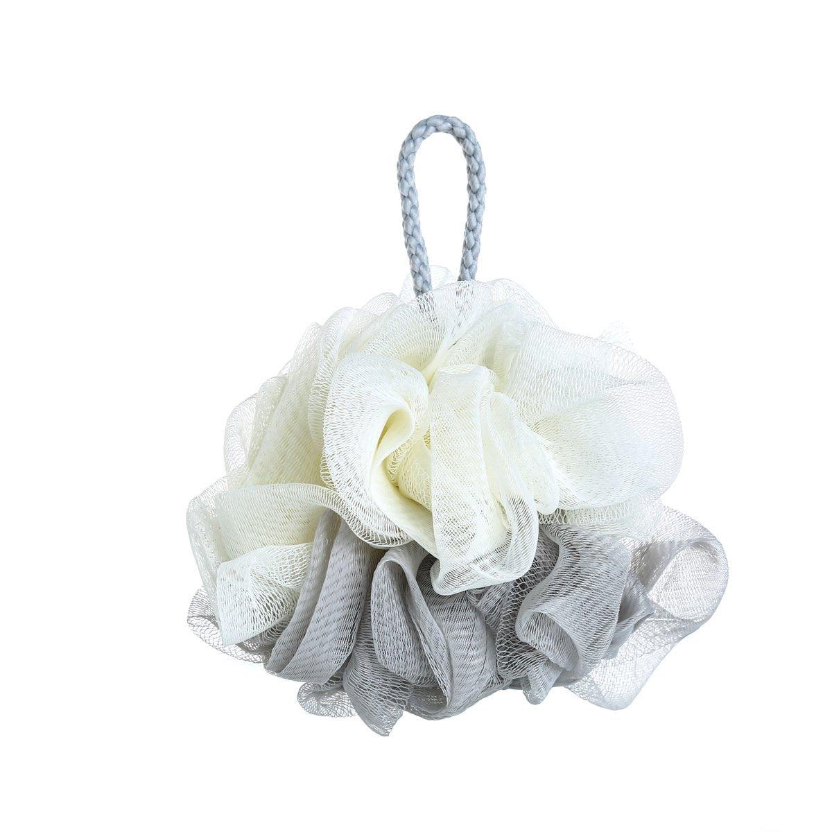 Bath Ball Mermaid Loofah Sponge Bath Puff Soft Ball Body Exfoliate Wash Shower - Apricot