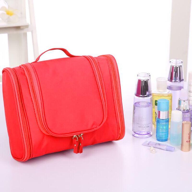 Makeup Bag Hanging Travel Toiletry Cosmetic Organizer Wash Bag Waterproof - Navy