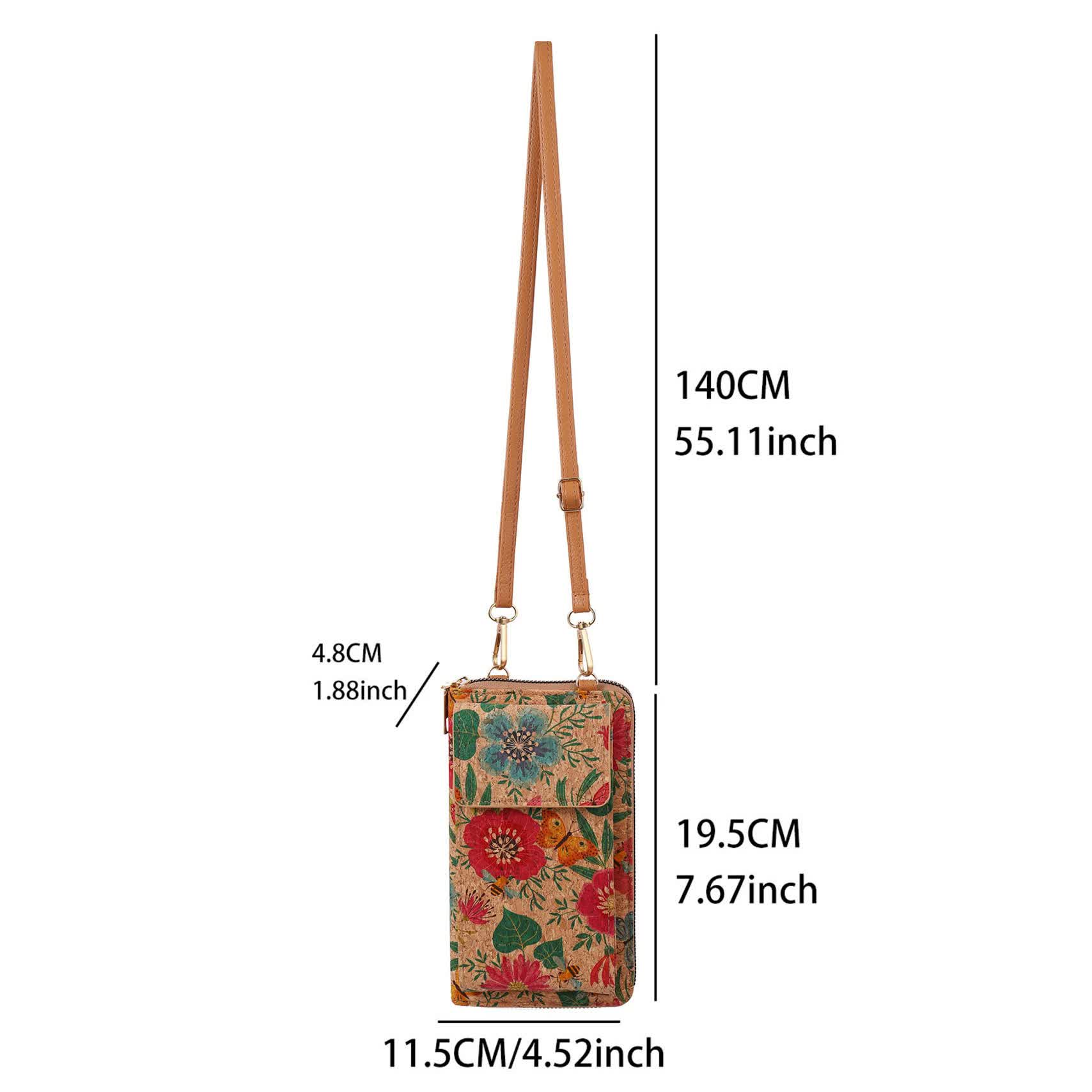 A Elegance Vintage Bohemian Style Wallet with Multi-Compartment Design - Large Capacity Zipper Clutch for Women